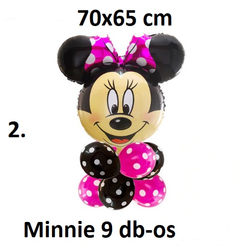 Minnie 9 darabos lufi szett figura