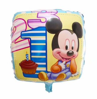 Mickey Happy Birthday  fólia lufi 