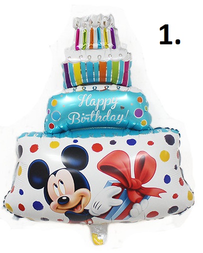 Mickey torta fólia lufi 