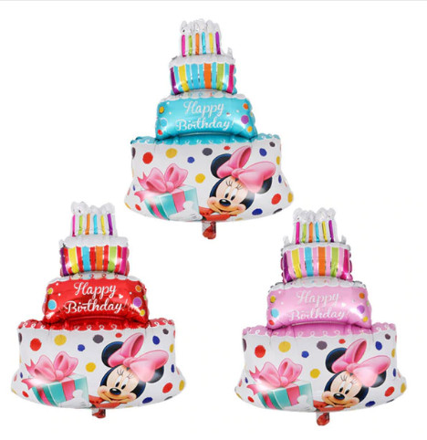 Minnie torta fólia lufi 