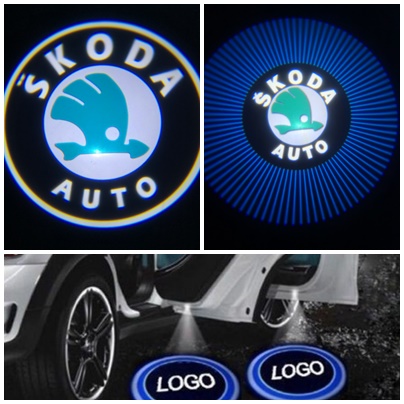 Skoda Led ajtó kilépő fény  